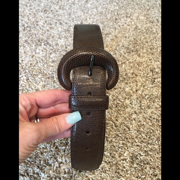 Betsey Johnson Women's Brown Man Made Belt - MED - Picture 9 of 10